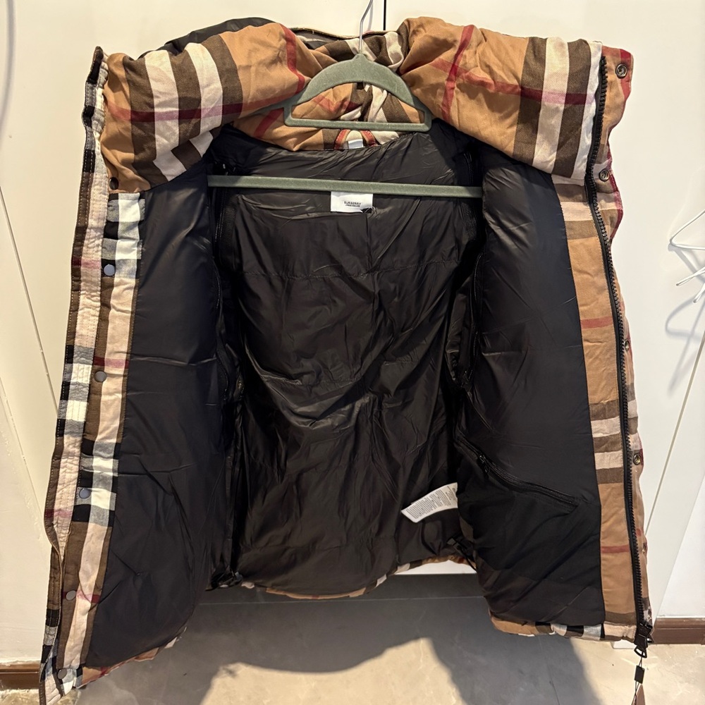 Burberry Vintage Check Hooded Down Jacket - Picture 5 of 8